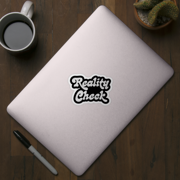 Reality Check //// Retro Style Typography Design by DankFutura